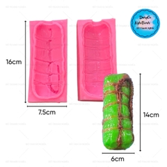 Khuôn Silicon - Bánh Tét Lớn 2 Mảnh 14cm H6