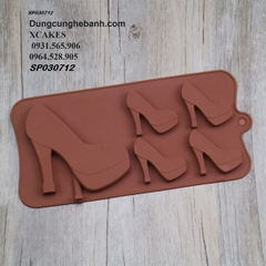 Khuôn Silicon - Vĩ Giày Cao 5c