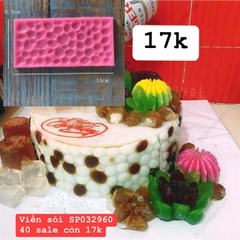 Khuôn Silicon - Viền Mảng Họa Tiết - Sỏi Đá 14x6.9cm