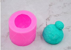 Khuôn Silicon - Sen Đá ĐỨNG  - 5x4.5cm - Ụ Rùa 1 Chỉa