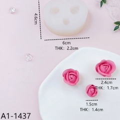 Khuôn Silicon - Hồng Nở Búp A1-1437