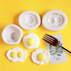 Khuôn Silicon - Món Ăn - Trứng Gà - set 3 trứng