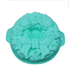 Khuôn Silicon - Đế - Hoa Nơ Lớn 23cm