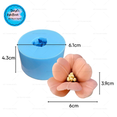 Khuôn Silicon - Hoa Cúc Thuỷ Tiên A07 - 6cm