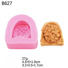 Khuôn Silicon - Hủ Vàng Rá Vàng Set 2 - 3.6cm