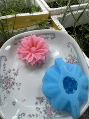 Khuôn Silicon - Hoa Cúc Nhụy Cánh Thẳng - 6.5cm