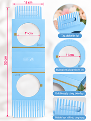 Quai Xách Giấy Hộp Cầu 600ml - Màu Xanh