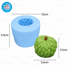 Khuôn Silicon - Trái Cây - Trái Mãng Cầu 5.6cm