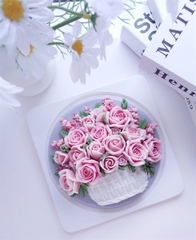 Khuôn Silicon - Chậu Cây - Đan Lưới 8cm