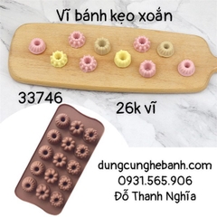 Khuôn Silicon - Vòng Xoắn 15c - 3cm