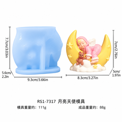 Khuôn Silicon - Em Bé - Bé Thiên Thần Mặt Trăng