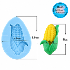 Khuôn Silicon - Trái Cây - Bắp 4.7cm - 1c Nhỏ
