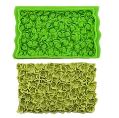 Khuôn Silicon - Viền Mảng Họa Tiết - Cẩm Tú Cầu 16.2x10cm
