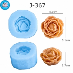 Khuôn Silicon - Nụ Hoa Mẫu Đơn Bắp Cải 5.1cm J-367