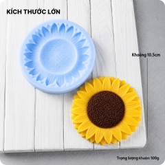 Khuôn Silicon - Hoa Hướng Dương - Mặt 10.5cm