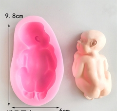 Khuôn Silicon - Em Bé Nằm 9.8cm
