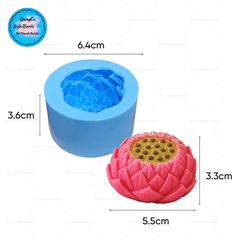 Khuôn Silicon - Hoa Sen - 5.5 Bách Hợp Cúp Nhiều Nhụy