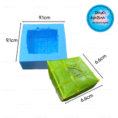 Khuôn Silicon - Bánh Chưng Nhỏ 7cm H4
