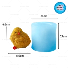 Khuôn Silicon - Động Vật - Gà 6.3cm