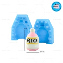 Khuôn Silicon Nước Uống Chai Rio 2 Mảnh 4.5cm