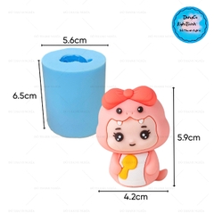 Khuôn Silicon - Động Vật - Con Rắn Nơ To 5.9cm