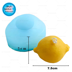 Khuôn Silicon - Trái Cây - Chanh 7.2cm