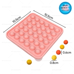 Khuôn Silicon - Vĩ Bi Tròn 36C 0.8cm