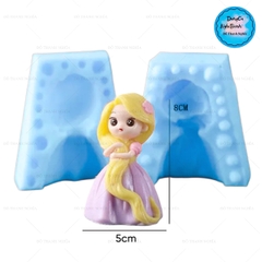Khuôn Silicon - Em Bé - Công Chúa #17 2 Mảnh 8cm