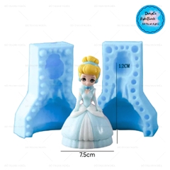 Khuôn Silicon - Em Bé - Công Chúa #14 2 Mảnh 11.7cm