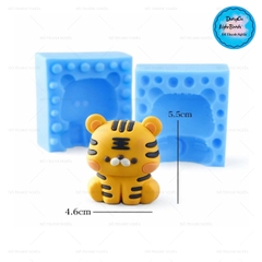 Khuôn Silicon - Động Vật - Con Cọp Con Hổ  2 Mảnh 5.5cm