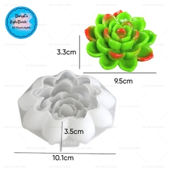 Khuôn Silicon - Sen Đá - Tia Tầng Mộng Nước 9cm