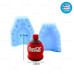 Khuôn Silicon Nước Uống Chai Coco Cola 2 Mảnh 4.5cm