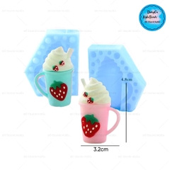 Khuôn Silicon - Cây Kem Ly Kem Ca Kem 2 Mảnh 4.5cm