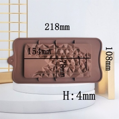 Khuôn Silicon - Viền VN - 17x8cm - VN02