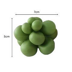 Khuôn Silicon - Sen Đá TIA - 7x6cm Mộng Nước