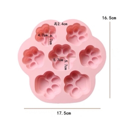 Khuôn Silicon - Động Vật - Bàn Chân Chó Mèo - To 7C