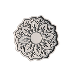Khuôn Silicon - Viền Mảng Tròn - Lá Đan 15cm