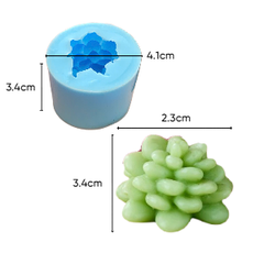 Khuôn Silicon - Sen Đá TIA Đất Tầng 3.4cm