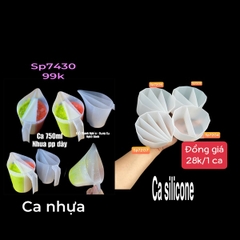 Ca Chia Ngăn Nhựa - Có Tay Cầm - 3 Ngăn 750ml