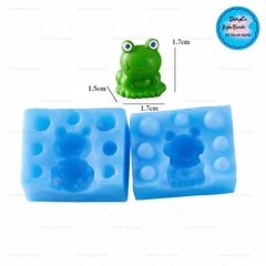 Khuôn Silicon - Động Vật - Ếch Ngồi 2 Mảnh Mini 1.7cm