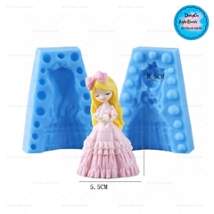 Khuôn Silicon - Em Bé - Công Chúa #19 2 Mảnh 8.5cm