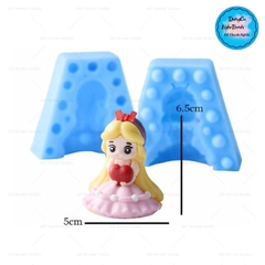 Khuôn Silicon - Em Bé - Công Chúa #6 2 Mảnh 6.5cm