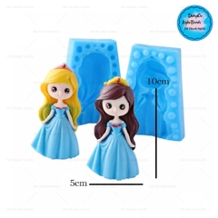 Khuôn Silicon - Em Bé - Công Chúa #11 2 Mảnh 10cm