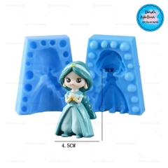 Khuôn Silicon - Em Bé - Công Chúa #4 2 Mảnh 8cm