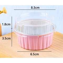 Cốc Nhựa Tròn Dày 125ml 8.5cm - Màu Hồng