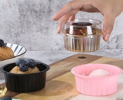 Cốc Nhựa Tròn Dày 125ml 8.5cm - Màu Hồng