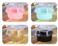 Cốc Nhựa Tròn Dày 125ml 8.5cm - Màu Vàng Hot