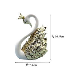Con Thiên Nga Nhựa - PKD - Set 2 - Cặp Bạc Nhũ