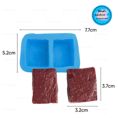 Khuôn Silicon - Món Ăn - Cục Huyết 2c 3.7cm