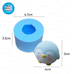Khuôn Silicon - Động Vật - Chim Cánh Cụt 4.5cm